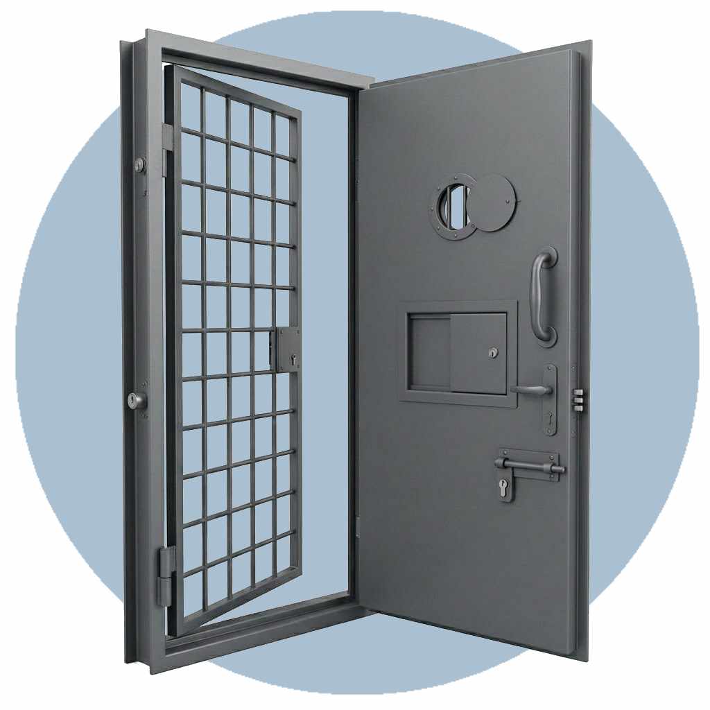 Дверь защитная VII степени защиты от взлома