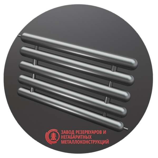 Регистры отопления пятирядные РСЭ-5x114x4.0-6000 мм