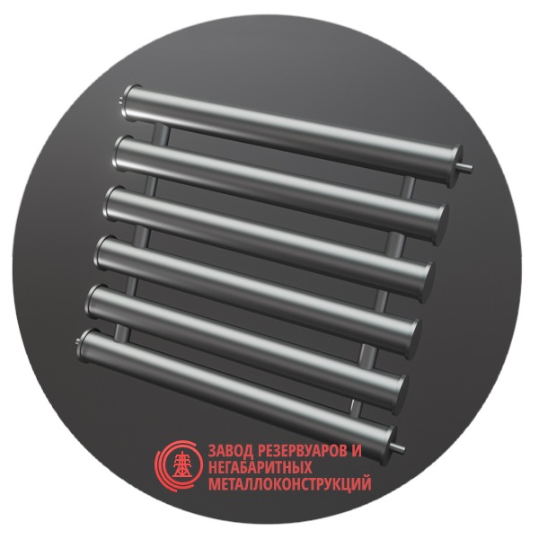 Регистры отопления шестирядные РСП-6x159x4.0-2000 мм
